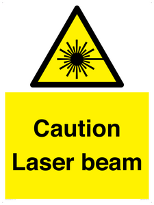 Caution Laser beam